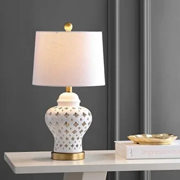 JONATHAN Y 20.5" Ceramic LED Table Lamp for Home Decor