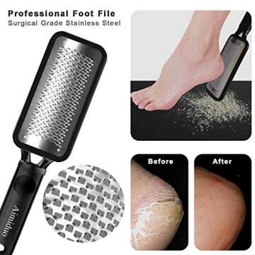 15 in 1 Pedicure Kit, Professional Foot File Kit Pedicure Tools for Feet,Pedicure Foot Spa Products ...
