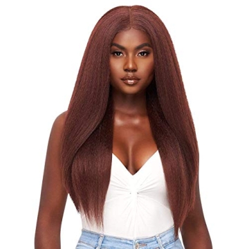 Outre Perfect Hair Line Synthetic 13x6 Faux Scalp Lace Front Wig - KATYA (2 Dark Brown)