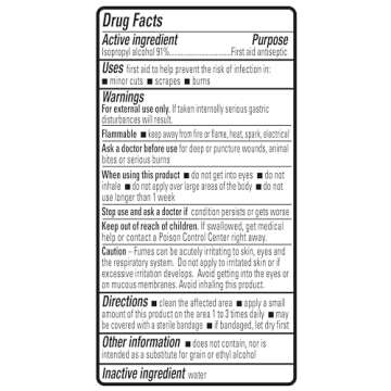 Amazon Basics 91% Isopropyl Alcohol First Aid Antiseptic Spray Bottle, Unscented, 10 Fl Oz (Pack of 1) (Previously Solimo)