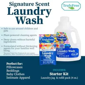Truly Free Laundry Detergent For Sensative Skin - 100% Natural Detergent