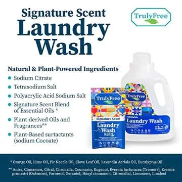 Truly Free Laundry Detergent For Sensative Skin - 100% Natural Detergent