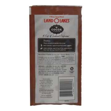 Land O Lakes Cocoa Classics Hot Chocolate Packets | 3 Flavor 12 Count (4) Each: Raspberry, French Vanilla, Chocolate Supreme (1.25 Ounces) - Bundle with MerlinsMart Recipe Booklet