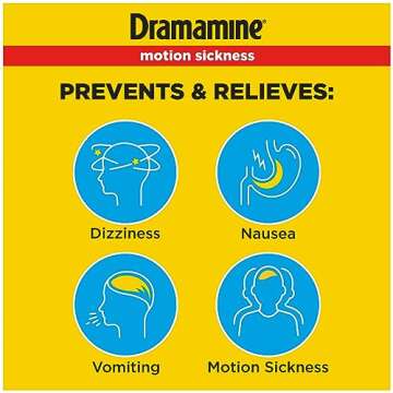 Dramamine Original, Motion Sickness Relief, 36 Count & Non-Drowsy, Motion Sickness Relief, Made with Natural Ginger, 18 Count