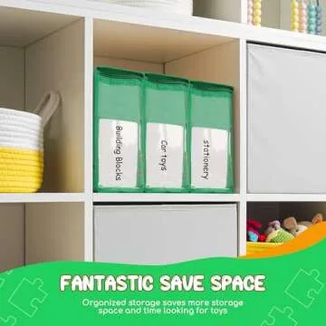 5 Pack Toy Storage Bags - Organize Toys in Style