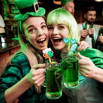 24 St. Patrick’s Day Drinking Straws for Festive Parties