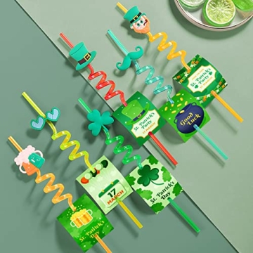 24 St. Patrick’s Day Drinking Straws for Festive Parties