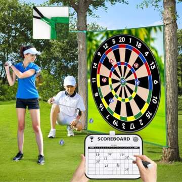 Double Sided Golf Hitting Mat for Indoor Outdoor Fun