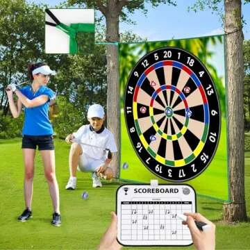 Double Sided Golf Hitting Mat for Indoor Outdoor Fun