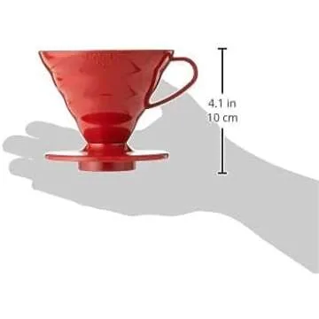 Hario V60 Plastic Coffee Dripper for Perfect Brews