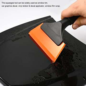 EHDIS 5 Inch Window Squeegee for Cars and Home Cleaning