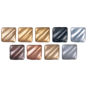 Amaco Rub 'N Buff Wax Metallic Paste Set 9 Color Assortment