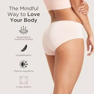 Boody Midi Briefs - Sustainable Women's Underwear for Comfort