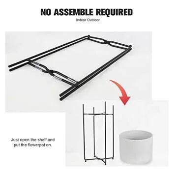 Elegant Sinolodo Mid Century Planter Set - 3 Modern Pots