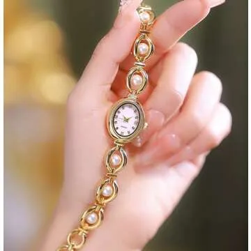 Elegant Pearl Women's Dress Watch for Every Occasion