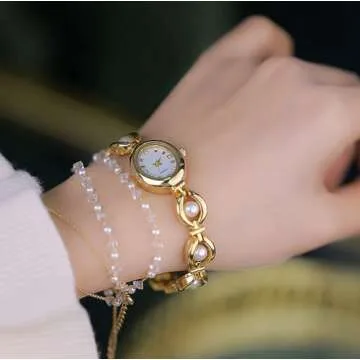 Elegant Pearl Women's Dress Watch for Every Occasion