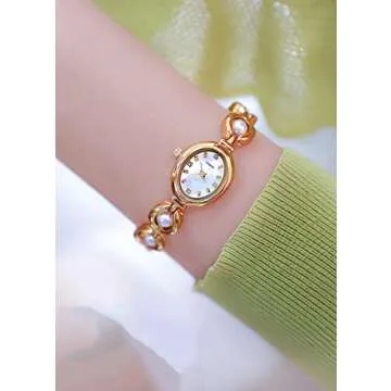 Elegant Pearl Women's Dress Watch for Every Occasion