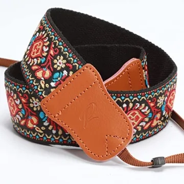 Padwa Vintage Embroidered Camera Strap - Adjustable & Durable