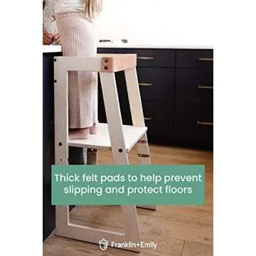 Franklin + Emily Wooden Toddler Tower - Safety Step Stool