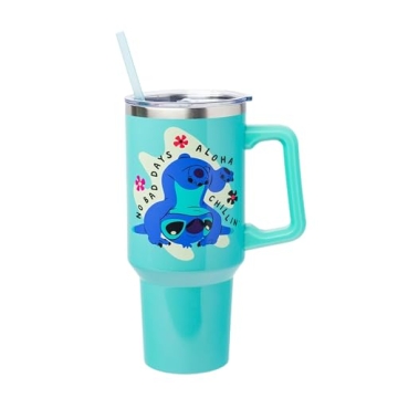 Lilo and Stitch 40oz Stainless Steel Tumbler with Straw