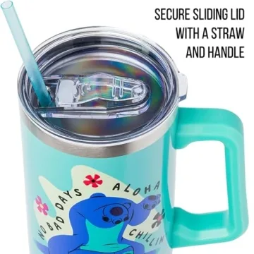 Lilo and Stitch 40oz Stainless Steel Tumbler with Straw