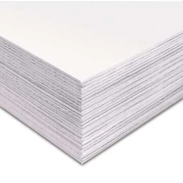 Better Office Products White EVA Foam Sheets, 30 Pack, 2mm Thick, 9 x 12 Inch, White Color, for Arts and Crafts, 30 Sheets Bulk Pack