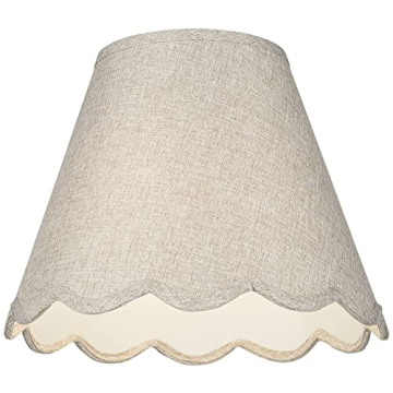 Springcrest Scallop Bottom Lamp Shade 6x12x9.5 for Home Decor