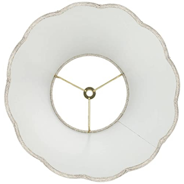 Springcrest Scallop Bottom Lamp Shade 6x12x9.5 for Home Decor