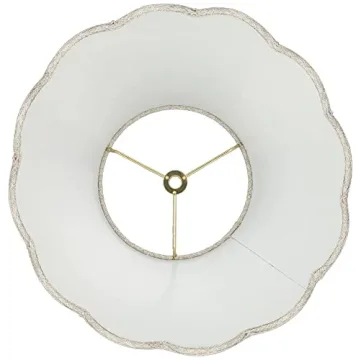 Springcrest Scallop Bottom Lamp Shade 6x12x9.5 for Home Decor