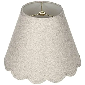 Springcrest Scallop Bottom Lamp Shade 6x12x9.5 for Home Decor