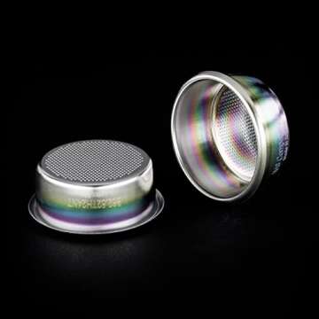 18gr IMS Precision NANOTECH Filter Basket compatible with 54mm Breville Sage Espresso machines Express, Bambino, Bambino Plus, Impress, Barista Touch, Infuser, Duo Temp. (24NT) B62.52TH24NT