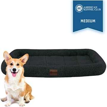 American Kennel Club Crate Mat, 30 by 22-Inch, Gray