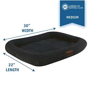 American Kennel Club Crate Mat, 30 by 22-Inch, Gray