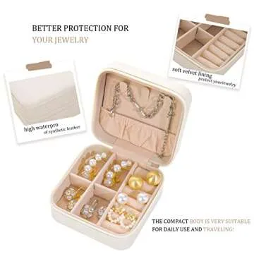 KElofoN Travel Jewelry Case - Compact and Stylish Organizer