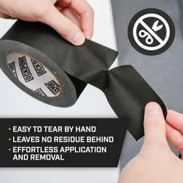 Lockport Gaffers Tape - Strong Adhesion, No Residue, 3 Pack