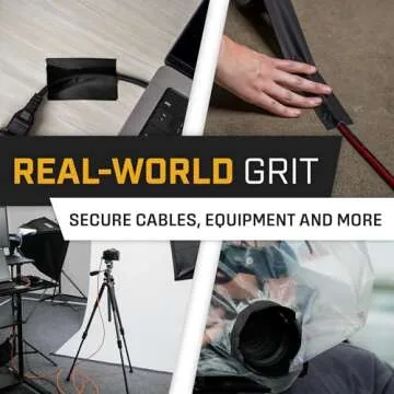 Lockport Gaffers Tape - Strong Adhesion, No Residue, 3 Pack