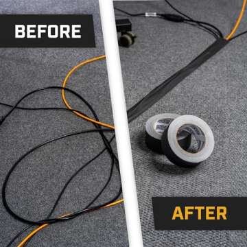 Lockport Gaffers Tape - Strong Adhesion, No Residue, 3 Pack