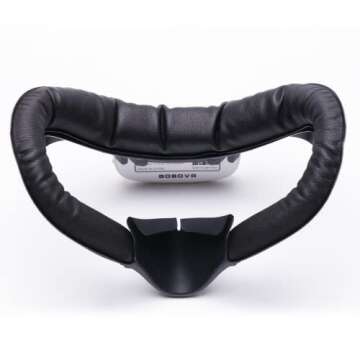 BOBOVR F2 Active Air Circulation Facial Interface Compatible with Quest 2,Replace Silicone Face Cover Pad,Relieve The Accumulation of Hot Air and Lens Fogging