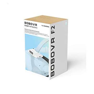 BOBOVR F2 Active Air Circulation Facial Interface Compatible with Quest 2,Replace Silicone Face Cover Pad,Relieve The Accumulation of Hot Air and Lens Fogging