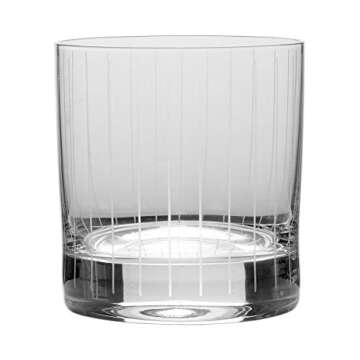 Mikasa Cheers Double Old Fashioned Glass Set - 4 Unique Designs