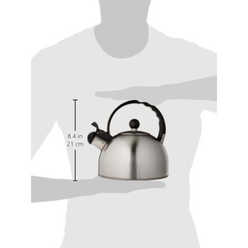 Copco Tucker Brushed Stainless Steel Tea Kettle 1.5 Quart