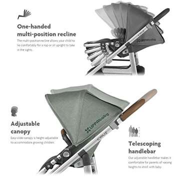 UPPABaby Cruz Stroller - Stylish and Versatile for Parents