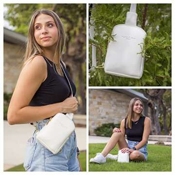 Haytijoe Small Crossbody Sling Bag for Women Travel Purses Anti Theft Cross Body Bag for Woman Fanny...