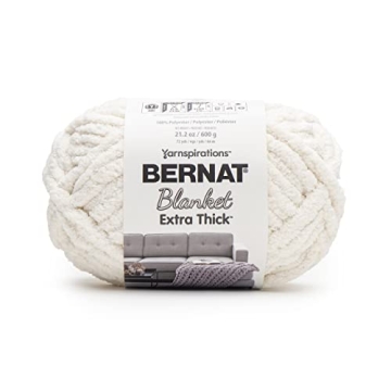 Bernat Extra Thick Vintage White Yarn for Cozy Knitting and Crafting