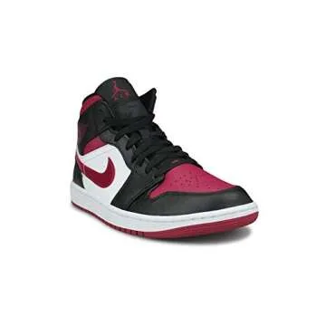 Nike Men's High-Top Sneakers Basketball Shoe Red Black