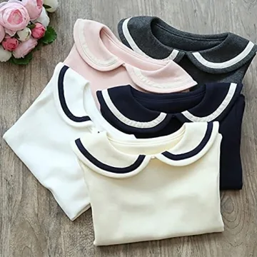 ContiKids Girls Peter Pan Collar Polo Shirt For Ages 2-7