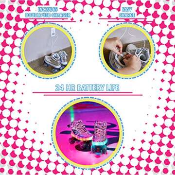 CHICAGO Pulse Light Up Quad Skates for Women