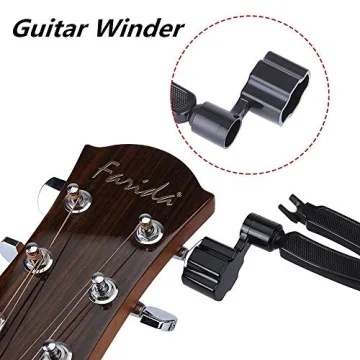 DODOMI Professional 3 in 1 Guitar String Winder Cutter