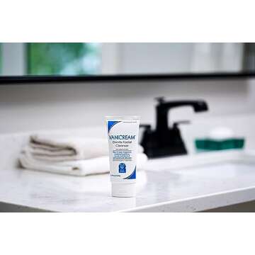 Vanicream Gentle Facial Cleanser - 2.5 fl oz - Formulated Without Common Irritants for Those with Sensitive Skin (Pack of 2)