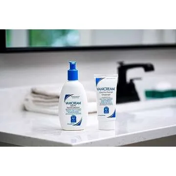 Vanicream Gentle Facial Cleanser - 2.5 fl oz - Formulated Without Common Irritants for Those with Sensitive Skin (Pack of 2)